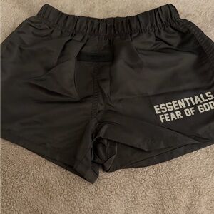 Kids Black Shorts “OFF BLACK” size 8 kids Essentials Fear of God